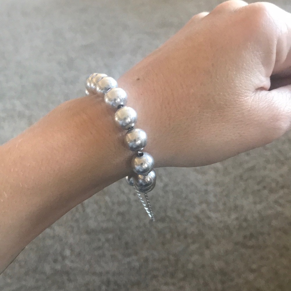 Silpada sterling silver ball bracelet.